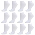 Debra Weitzner Womens Runner Ankle Socks - Low-Cut Colorful Socks (Size 9-11 and 10-13) 12 Pairs