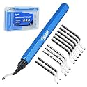 Deburring Tool, 11 High-Speed Steel Blades, 360-Degree Rotary Head