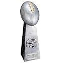 Decade Awards Fantasy Football Champion Trophy - Gold or Silver, 11.5 or 16 Inch Tall - Custom Engraved FFL Champion Award - Customize Now