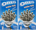 Decadent Foods Oreos Wafer Roll | Vanilla Flavored Cream Wafer Rolls (2 x 54 g)