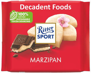 Decadent Foods RitterSport Marzipan Dark 100g -