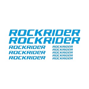 vinyl rockrider mountain racing bicycle bike body frame sticker dimensions 13701 x 5719 inches sky blue