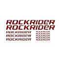 Vinyl Rockrider Mountain Racing Bicycle Bike Body Frame Sticker Dimensions 13.701 x 5.719 Inches Dark Red