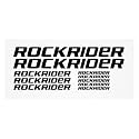 Vinyl Rockrider Mountain Racing Bicycle Bike Body Frame Sticker Dimensions 13.701 x 5.719 Inches Black