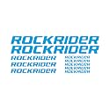 Vinyl Rockrider Mountain Racing Bicycle Bike Body Frame Sticker Dimensions 13.701 x 5.719 Inches Sky Blue