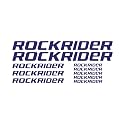 Vinyl Rockrider Mountain Racing Bicycle Bike Body Frame Sticker Dimensions 13.701 x 5.719 Inches Blue