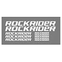Vinyl Rockrider Mountain Racing Bicycle Bike Body Frame Sticker Dimensions 13.701 x 5.719 Inches White