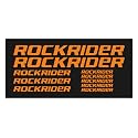 Vinyl Rockrider Mountain Racing Bicycle Bike Body Frame Sticker Dimensions 13.701 x 5.719 Inches Orange