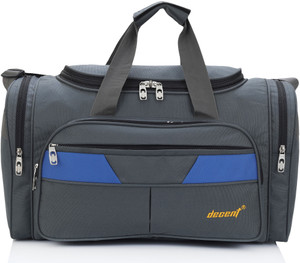 decent luggage db-02 high-quality fabric travel duffel bags - perfect unisex travel companion duffel without wheels
