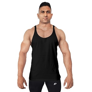decisive fitness 100 cotton gym vest gym stringer bodybuilding vest for men straight bottom