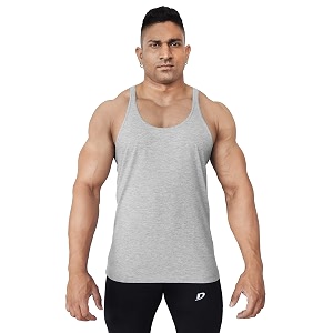 decisive fitness 100 cotton gym vest gym stringer bodybuilding vest for men straight bottom