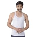 Decisive Fitness 100% Cotton Gym Vest, Gym Stringer Bodybuilding Vest for Men, Straight Bottom