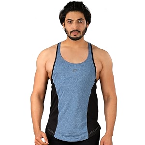 DECISIVE Fitness Mens Round Neck Gym Y-Back
