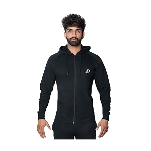 DECISIVE Fitness Slim Fit Fleece Winter Hoodie