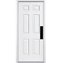 Deck the Door Decor | Door Push Plate - Screw Mount - Multiple Sizes &amp; Finishes (Satin Black, 3 x 12)