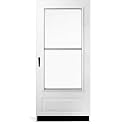 Deck the Door Decor Storm Door Protection Plate – Anodized Aluminum Kick Plate – Screw Mount – Durable Door Protection – Satin Black – 3" x 30"