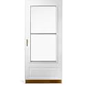 Deck the Door Decor Storm Door Protection Plate – Anodized Aluminum Kick Plate – Screw Mount – Durable Door Protection – Shiny Brass – 3" x 30"