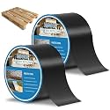 Deck Joist Tape 3''x50', 2 Pack Butyl Adhesive Tape for Decking Protection, Waterproof Joist Tape- Ideal for Wood &amp; Metal, Outdoor Construction Use