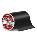 Black Butyl Joist Tape - 1 Roll, 6' x 50', Waterproof, Anticorrosion Flashing for Wood Joists & Beams