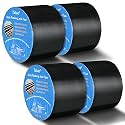 Deck Joist Tape for Decking Flashing Tape Butyl Tape Deck Joist Tape (3-1/8 Inch x 50 Ft, 4 Rolls)