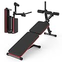 Decline & Flat Bench, Foldable, Multi-Gear Adjustment, Full Body Workout, 660 lbs/300 kgs Capacity
