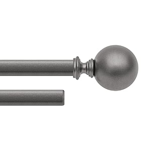 deco window customised extendable curtain rod with brackets for door amp windows heavy duty iron fixed length rod with designer finials