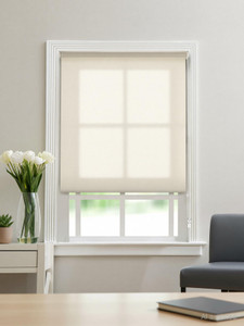 Deco Window Roller Blind Cord Drawn In