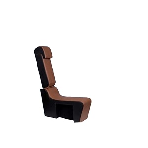 decode wooden car center armrest console cum external seat for innova crysta black and tan with 2 bottleglass holders - no drilling required