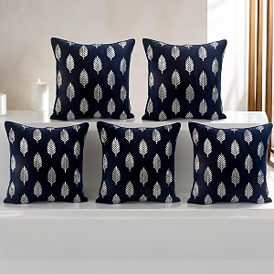 Decoghar Blue Handmade Sofa Cushion Covers