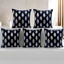 Decoghar Blue Handmade Sofa Cushion Covers 
