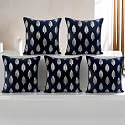 Decoghar Blue Handmade Sofa Cushion Covers 