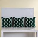 Decoghar Bottle Green Handmade Sofa Cushion