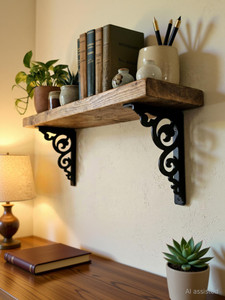 decolase wall bracket antique design 6x4 inch shelf bracket steel