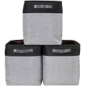 DECOMOMO Extra Large Storage Baskets, 54.5L Fabric Storage Bins 3 Pack
