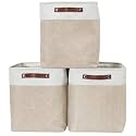 DECOMOMO Extra Large Storage Baskets, 54.5L Fabric Storage Bins 3 Pack