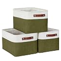 DECOMOMO Storage Bins, Large Fabric Storage Baskets for Shelves 3 Pack