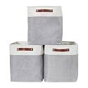 DECOMOMO Extra Large Storage Baskets, 54.5L Fabric Storage Bins 3 Pack