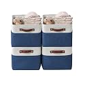 DECOMOMO Storage Bins, Large Fabric Storage Baskets for Shelves 4 Pack