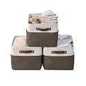 DECOMOMO Storage Bins, Extra Large Fabric Storage Baskets for Shelves 3Pack