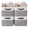 DECOMOMO Storage Bins, Extra Large Fabric Storage Baskets for Shelves 4Pack