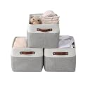 DECOMOMO Storage Bins, Extra Large Fabric Storage Baskets for Shelves 3Pack