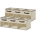 DECOMOMO Storage Bins, Cube Storage Bin with Window