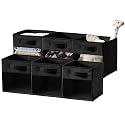 DECOMOMO Storage Bins, Cube Storage Bin with Window