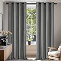 Deconovo Blackout Curtains Eyelet Energy Saving Thermal