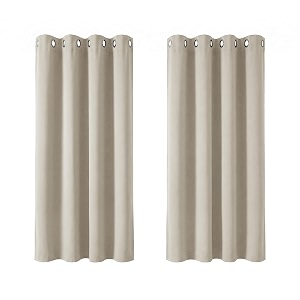 Deconovo Super Soft Eyelet Curtains Thermal Insulatde