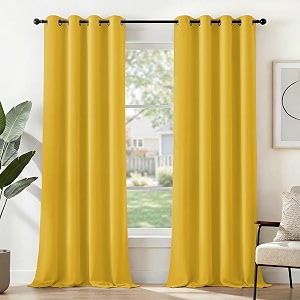 Deconovo Thermal Blackout Curtains Bedroom W46 xL72