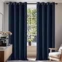 Deconovo Thermal Eyelet Blackout Curtains Bedroom 4634x