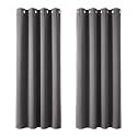 Deconovo Thermal Insulated Bedroom Blackout Curtains Ring