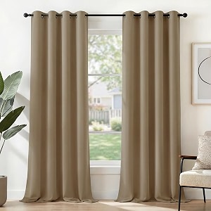Deconovo Thermal Insulated Blackout Curtains Anti-Cold Modern