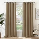 Deconovo Thermal Insulated Blackout Curtains Anti-Cold Modern